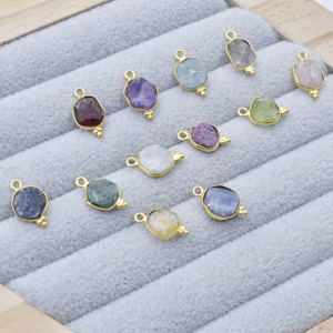 925จี้เงินสเตอร์ลิงพร้อมฝาสีทองมรกตธรรมชาติเป็นชุดที่มีการประกันตัวเดี่ยวเป็นของขวัญเครื่องประดับที่มีสไตล์สำหรับเด็กๆของเธอ - Product Image 6