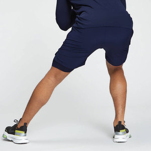 Pantalones Cortos Deportivos para Hombre de Secado Rápido, Cintura Media, Transpirables, Casuales, con Logotipo Personalizado, Diseño Liso, Antiarrugas, Teñido Liso, 100% Alta Calidad - Product Image 2