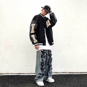 2026 <b>Varsity</b> <b>Jacket</b> Custom Printing Long Sleeve Men's Baseball <b>Jacket</b> Men <b>Plain</b> Blank <b>Varsity</b> Letterman <b>Jackets</b> - Product Image 4