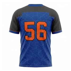 Nouveau Maillot de Football Américain Tendance pour Hommes, Short Personnalisé, Tenue de Jeu Athlétique Respirante et Légère 100% Polyester - Product Image 2
