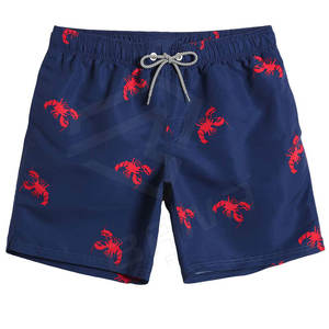 Short de bain d'été pour hommes, logo personnalisé, polyester et coton de qualité supérieure, motif uni, prix bas du Pakistan vente en gros - Product Image 1