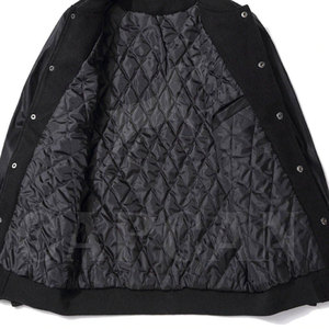 Veste pour homme personnalisable en laine/polyester de Capcon Sport, col montant, deux poches, saison hivernale, style streetwear, écologique - Product Image 3