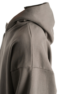 OEM <b>Men</b> Hoodie Sweatshirts Wholesale 100%Cotton Thick Heavy <b>Pullover</b> Customized Logo Drop Shoulder Oversized Boxy Loose Fit - Product Image 3