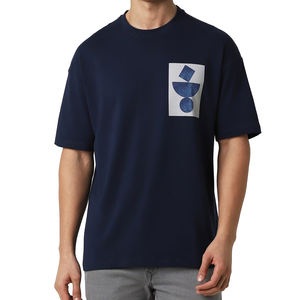 T-shirt uni respirant pour homme, vêtements d'été en marque propre, vente en gros, design personnalisé, vêtements décontractés pour homme - Product Image 1