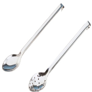 ถาดเสิร์ฟอาหารเกรดพรีเมี่ยมสำหรับโรงแรมมืออาชีพถาดสเตนเลสสี่เหลี่ยมช้อนเจาะรูเนื้อแข็งผิวสดใส - Product Image 1