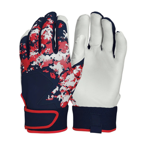 Premium Quality Custom Logo Baseball Softball Batting <b>Gloves</b> Cabretta Leather Manufacturer Camo Design Baseball Batting <b>Gloves</b> - Product Image 1