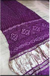 Traditional Bandhej Modal Silk <b>Saree</b> Customized Elegant Evening Wear Modal Bandhani <b>Saree</b> <b>On</b> <b>Sale</b> Price By Exporter - Product Image 6