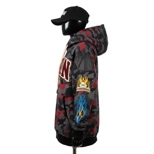 Sweat à capuche pour femme en polyester polaire premium GSM, doux, respirant, tissu résistant à la décoloration, design de panneaux, logo personnalisé, sweat-shirts basiques - Product Image 3