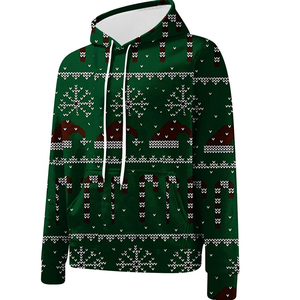 Conjunto Deportivo Unisex de 2 Piezas con Sudadera con Capucha y Pantalones Jogger, Traje Navideño con Pantalones Cargo de Talla Grande para Hombre en 2026 - Product Image 2