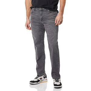 Pantalones Vaqueros Elásticos de Corte Atlético para Hombre, Pantalones de Mezclilla Ajustados y Cónicos, Cómodos, Flexibles e Informales para Hombre, Liquidación, Descontinuados - Product Image 1