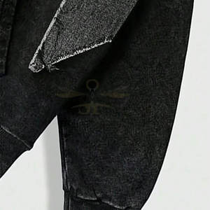 Top Venta OEM Servicio Angustia Bordado Sudaderas Pakistán Hecho Precio al por mayor Angustia Bordado Sudaderas con capucha - Product Image 3