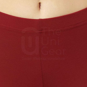 Nueva llegada de alta calidad de las mujeres gimnasio Fitness deportes pantalones de Color sólido sin costuras Yoga Leggings con cierre de cintura elástica - Product Image 5