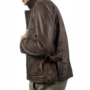 Nouveau 2025 quantité minimale de commande bas Exigeable qualité unique Blouson bombardier en peau de mouton personnalisé Veste en cuir de haute qualité - Product Image 3