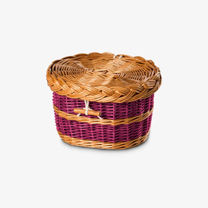 โกศใส่เถ้ากระดูกสำหรับผู้ใหญ่ใส่ขี้เถ้าหัตถกรรมทำจากหวายในเวียดนามเป็นมิตรกับสิ่งแวดล้อม - Product Image 6