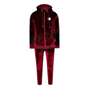 Luxury Designer <b>Men</b> <b>Velvet</b> Tracksuits Set Soft Premium Fabric Hoodie Pants 2 Piece Suits <b>Men</b> <b>Velvet</b> Tracksuits - Product Image 5