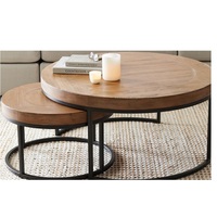 Meilleure vente Table basse de couleur noire Table de centre décorative disponible au prix de gros fabrication manuelle en inde