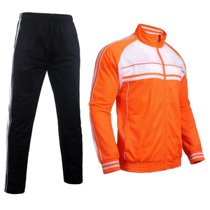 Ensemble de survêtement décontracté pour homme, vente en gros, manches longues, fermeture éclair intégrale, ensemble de course à pied et de jogging, respirant, avec options de couleur et de logo personnalisés - Product Image 3