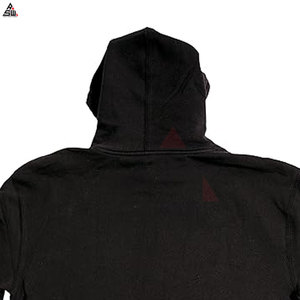 Sudadera con Capucha Ligera de Algodón 100% con Logotipo Digital Personalizado en Relieve, Diseño ODM, para Hombre, Talla Personalizada, Color Sólido, Gran Venta de Invierno - Product Image 3