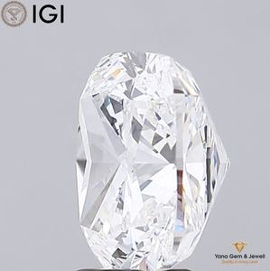 Diamant de laboratoire CVD de 6,50 carats, taille coussin carrée, couleur E, clarté VVS2, certifié IGI, idéal pour les bijoux de mariée personnalisés - Product Image 6