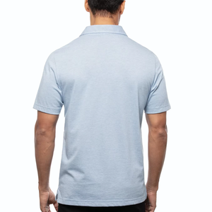 Chemises polo pour hommes de haute qualité, élégantes, avec logo personnalisé, séchage rapide, athlétiques, fines, élasticité, couleur unie, chemises de golf pour hommes - Product Image 3