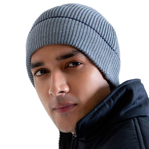Gorros de Invierno Personalizados con Logotipo, 100% Lana, Tejido Jacquard, Alta Calidad, Unisex, para Adultos, Venta al Por Mayor - Product Image 1