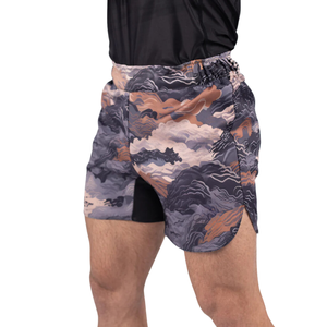 Jiu Jitsu MMA grplpling กางเกงขาสั้นศิลปะการต่อสู้สวมใส่กับการต่อสู้ที่ไม่ซ้ำกันสั้นออกแบบโลโก้ของคุณ - Product Image 4