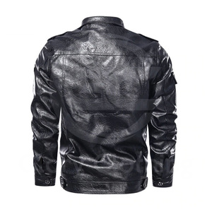 Chaqueta de Cuero para Hombre a la Moda 2025, Talla Adulto, Diseño Sólido Disponible a un Precio Razonable, Chaquetas para Hombre - Product Image 6