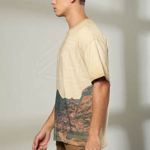 Camisetas hechas de algodón para hombre Camisetas ajustadas de manga corta para hombre Camisetas para venta en línea Camisetas de bajo precio - Product Image 5