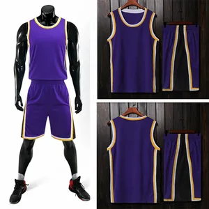 Custom Unisex Basketball Team Wear Uniforms 100% Polyester Anti-Bacterial Sleeveless <b>Heat</b>-Transfer Printing Summer Sports Jersey - Product Image 3