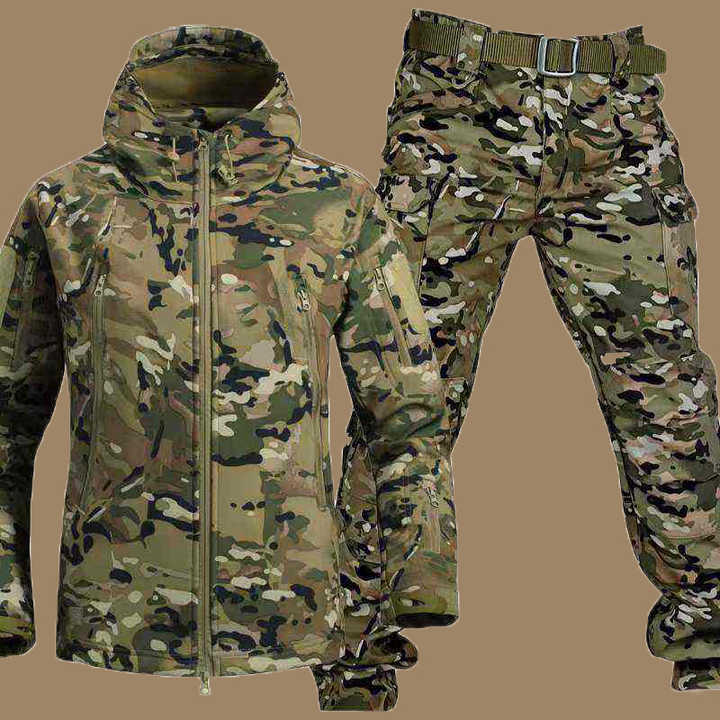 Top Ranking camouflage outdoor tactical uniform breathable waterproof soft best material Camouflage uniform in light weight
