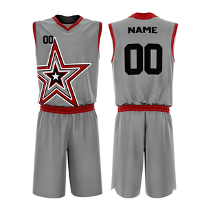 Uniforme de Baloncesto Deportivo Personalizado con Logotipo para Hombre, Servicio OEM, Conjunto de Uniforme de Baloncesto con Logotipo Personalizado - Product Image 1
