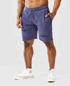 Short d'entraînement de gymnastique respirant High Street vente en gros décoration motif confort ceinture élastique pour le basket-ball course à pied Fitness - Product Image 2