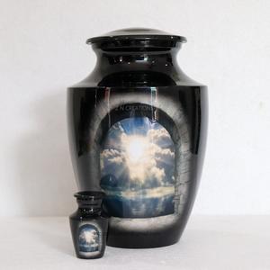 โกศใส่เถ้ากระดูกของมนุษย์ทำมือสำหรับงานศพโกศใส่รูปนกพิราบสำหรับใส่เถ้ากระดูก - Product Image 3