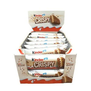 Chocolat croustillant en gaufre Kinder à faible coût, chocolat croustillant en gaufre 14x34g, approvisionnement en gros pour l'exportation, collation en vrac, boîte - Product Image 1