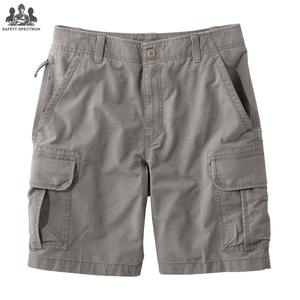 Pantalones Cortos Cargo de Estilo Urbano para Hombre |   Diseño de múltiples bolsillos 100% algodón |   Pantalón con Botones de Secado Rápido y Transpirable |   Servicio OEM - Product Image 3