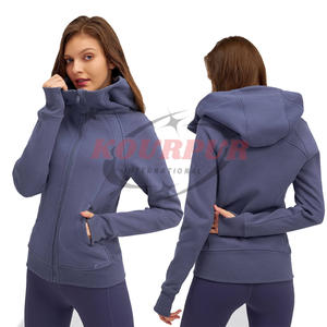 Sweat-shirts de qualité supérieure pour femmes, à porter au quotidien, en différentes couleurs, avec poche et fermeture éclair. Sweat-shirt hautement recommandé pour femmes. - Product Image 6