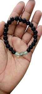 Crystal <b>bracelet</b> Black Obsidian & Flourite Round <b>Beads</b> <b>Bracelet</b> 8mm Stone Gemstone Fashion <b>Men</b> and Women Gift Energy - Product Image 5