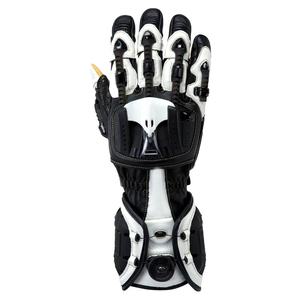 Gants de moto de course personnalisés en cuir de vachette pleine fleur, coupe-vent, imprimés, avec écran tactile, imperméables et respirants - Product Image 1
