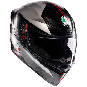 หมวกกันน็อคเต็มใบสำหรับมอเตอร์ไซค์ ยี่ห้อ Tom Hot Selling รุ่น K1 S SPEEDARMOR สีดำด้าน/เทา/แดง ของแท้ใหม่เอี่ยม มาตรฐาน DOT (E2206) รับประกัน 3 ปี สินค้านำเข้าจากสหรัฐอเมริกา - Product Image 2
