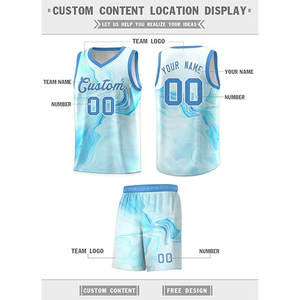 ชุดเสื้อผ้าบาสเก็ตบอลผ้าโพลีเอสเตอร์แห้งเร็วคุณภาพสูงระบายอากาศได้ดีปรับแต่งได้ตามต้องการ - Product Image 6