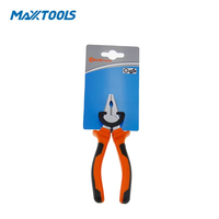 Pince coupante diagonale robuste 160 mm CR-V, coupe-fil, mâchoires dentelées, poignées PVC bicolores, qualité industrielle, marque Maxxtools OEM