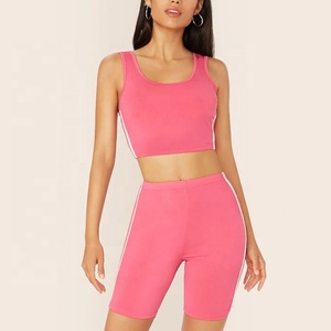 2023 nouveau Design haute qualité femmes vêtements actifs ensemble 80% Polyester 20% Spandex Yoga Sport soutien-gorge pantalon nouveau Yoga vêtements actifs ensemble - Product Image 4