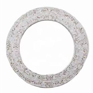 Espejo de Pared Único con Incrustaciones de Hueso Hecho a Mano en India, Marco Decorativo con Incrustaciones de Nácar de Alta Calidad, Estilo Moderno para Decoración del Hogar - Product Image 4