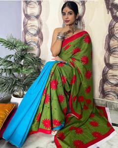 Moderno Chanderi Saree Trending Producto para Fiestas y Bodas - Product Image 3