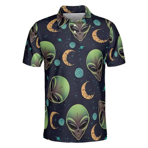 OEM personalizado de alta calidad 3D sublimación impresión hombres Polo Shirt - Product Image 2
