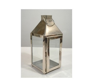 Linterna negra clásica de alta calidad, linterna de vela de pilar de Metal, linterna decorativa para exteriores, diseño único - Product Image 4