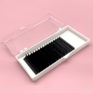 ขนตาปลอม PBT แบบเกาหลีขนตามิงค์สีเข้มพิเศษ - Product Image 6