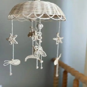 Mobile de berceau de bébé à bas prix avec jouets rotatifs suspendus enfants en osier jouer à la salle de sport jouets suspendus thème océan décoration de lit pour bébé - Product Image 4