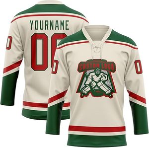 Uniforme Deportivo de Hockey sobre Hielo Unisex, Diseño Personalizado, Tallas Grandes, Transpirable, Poliéster Estampado, MOQ Bajo, Fabricación OEM en Pakistán - Product Image 2