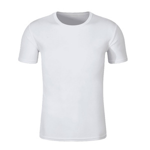 Vente en gros T-shirt OEM à sublimation 100% polyester ou 100% coton T-shirt avec impression personnalisée et logo T-shirt uni T-shirt blanc - Product Image 3
